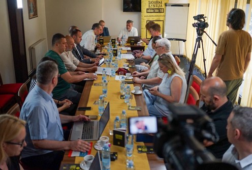Sastanak Stalne Radne grupe za bezbednost novinara (foto: ANEM)
