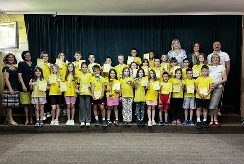 Osvajači zlata na Malim olimpijskim igrama (foto: Kolubarske.rs)