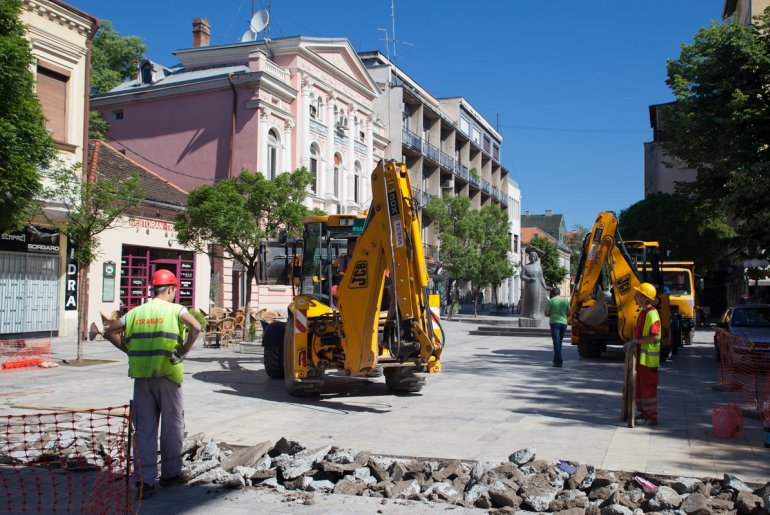 Radovi na Desankinom vencu (foto: Đorđe Đoković)