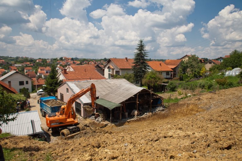 Sanacija klizišta (foto: Đorđe Đoković)