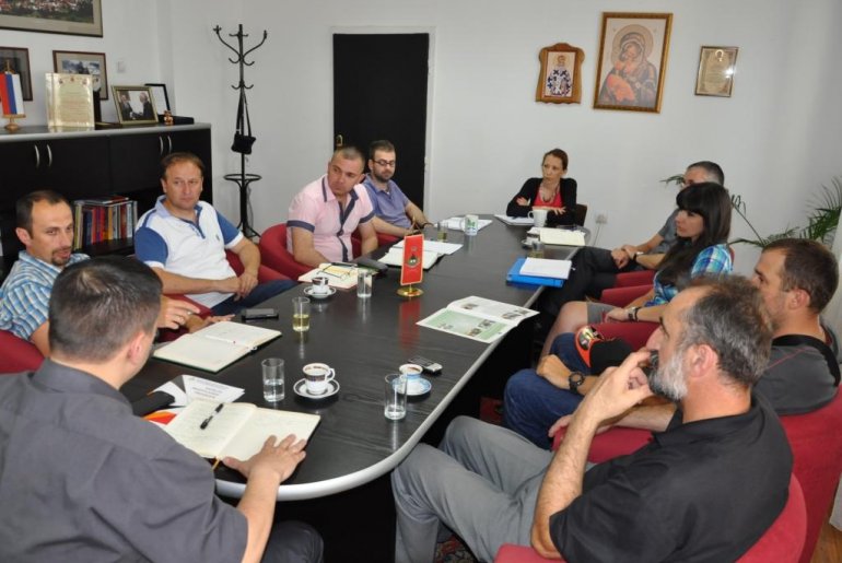 Organizacioni odbor Sajma šljiva uveliko zaseda (foto: M. Petrović)