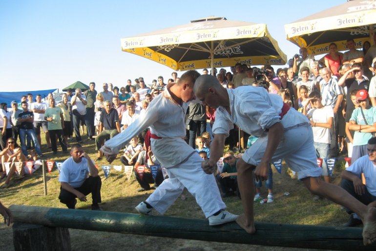 Borba na brvnu (arhiva) (foto: Dragan Savić)