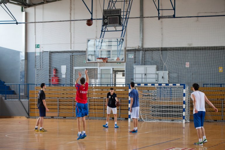 Šuterski deo treninga Metalca (foto: Đorđe Đoković)