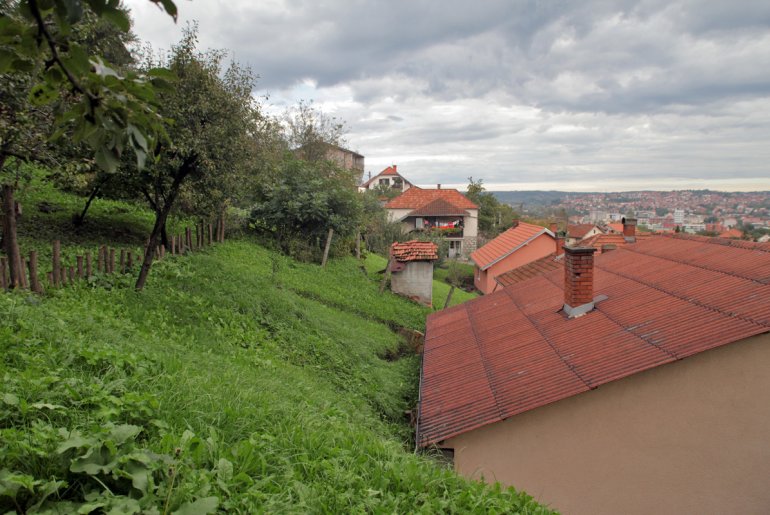 Klizište u Zlatiborskoj ulici (foto: Đorđe Đoković)