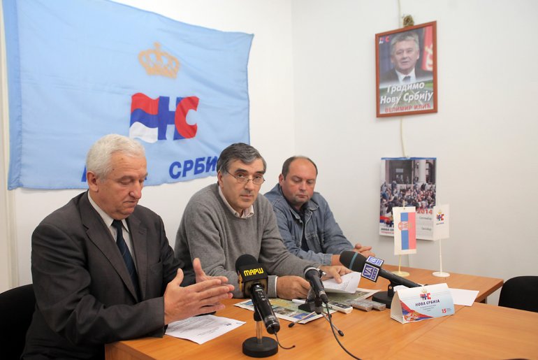 Konferencija za novinare Nove Srbije (foto: Đorđe Đoković)