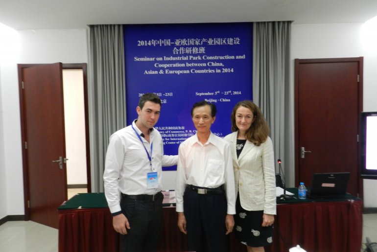 <p>Nenad Peladić na seminaru u Kini</p> 