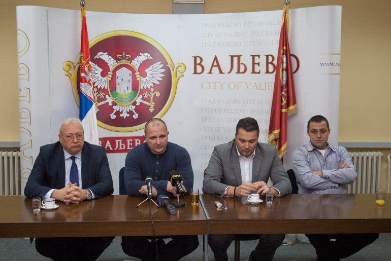 Milorad Krivokapić, Aleksandar Mladenović, Nemanja Marjan i Nebojša Stojaković (foto: Đorđe Đoković)