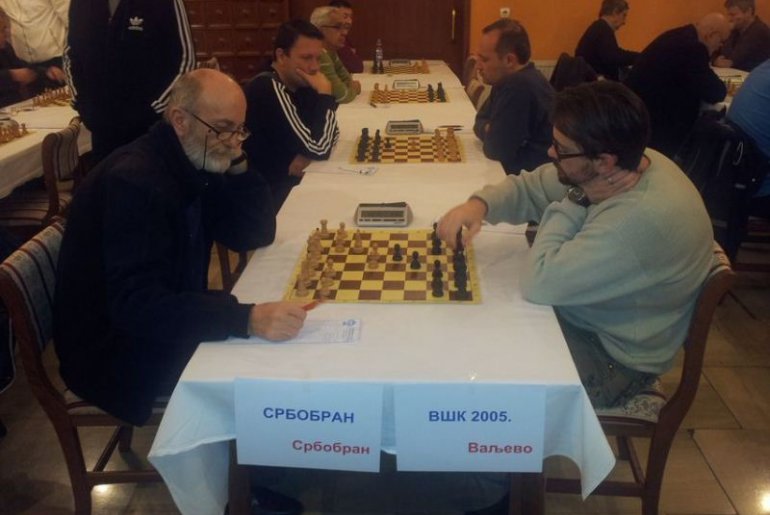 Sa meča Srbobran - VŠK 205 (foto: www.serbiachess.net)
