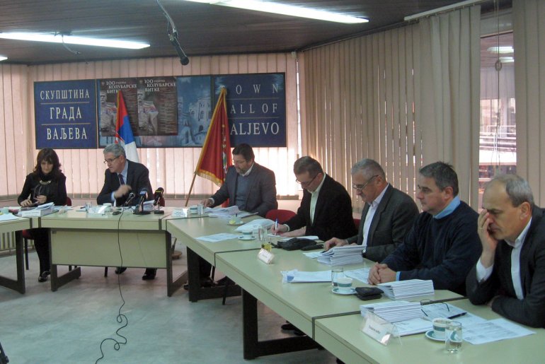 Sednica Gradskog veća (foto: Kolubarske.rs)