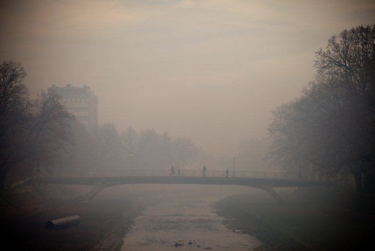 Smog u Valjevu (foto: Đorđe Đoković)