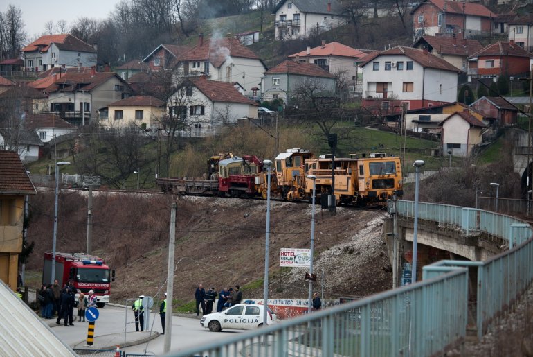 Sudar drezina (foto: Đorđe Đoković)