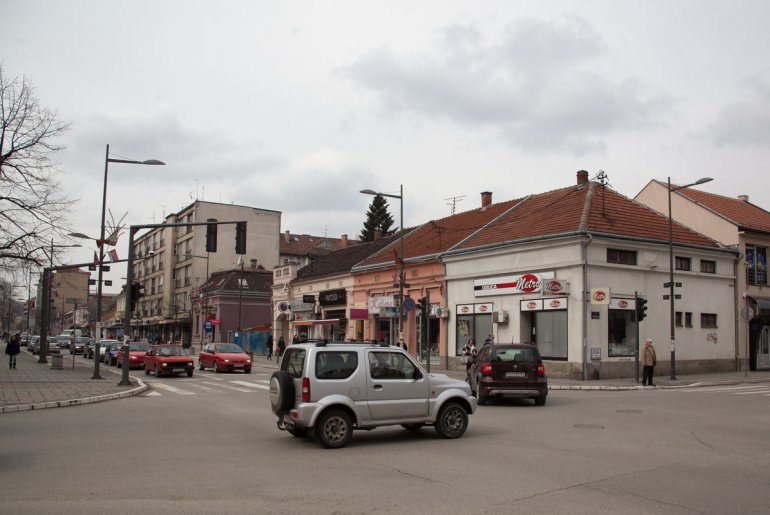 Raskrsnica Karađorđeva i Sinđelićeva (foto: Đorđe Đoković)