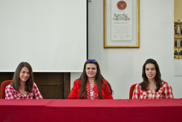 Nina Stanković, Đurđina Marić i Marijana Urošević (foto: Đorđe Đoković)