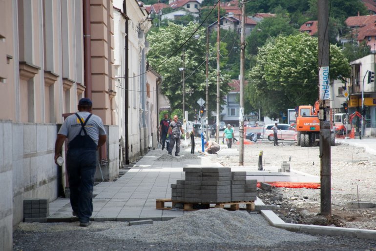 Rekonstrukcija Karađorđeve (foto: Đorđe Đoković)