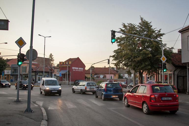 Raskrsnica Knez Mihailove i Milovana Glišića (foto: Đorđe Đoković)