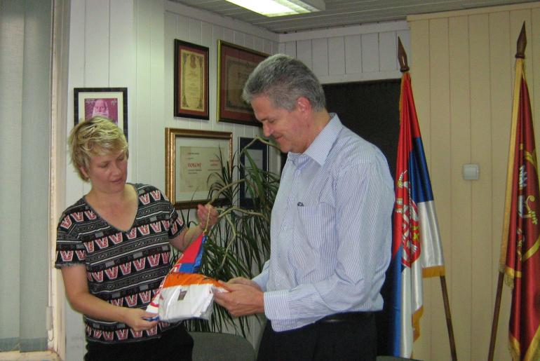 Marina Maljković i Stanko Terzić (foto: www.valjevo.rs)