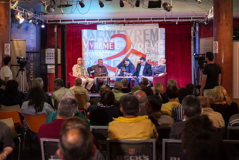 Tribina Vremena u Centru za kulturu (foto: Đorđe Đoković)