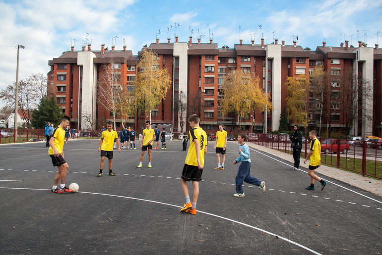 Fudbalski teren u Kolubari 2 (foto: Đorđe Đoković)