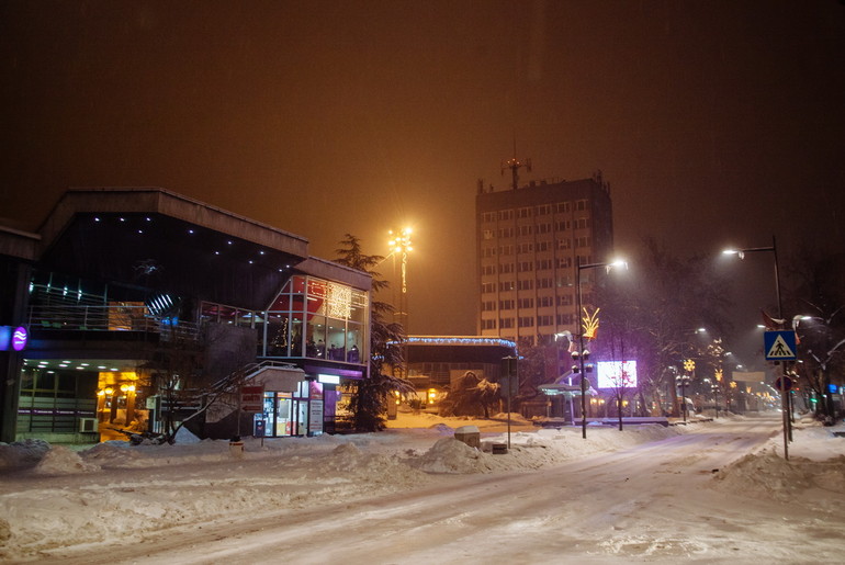 Sneg u Valjevu (foto: Đorđe Đoković)