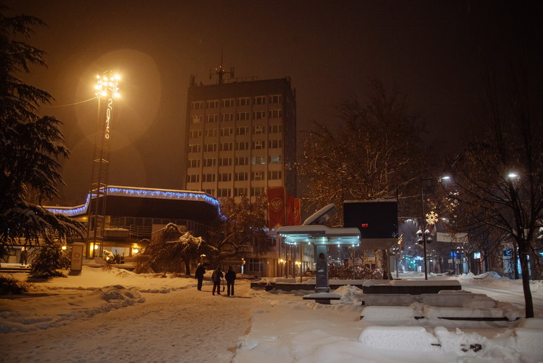 Sneg u Valjevu (foto: Đorđe Đoković)