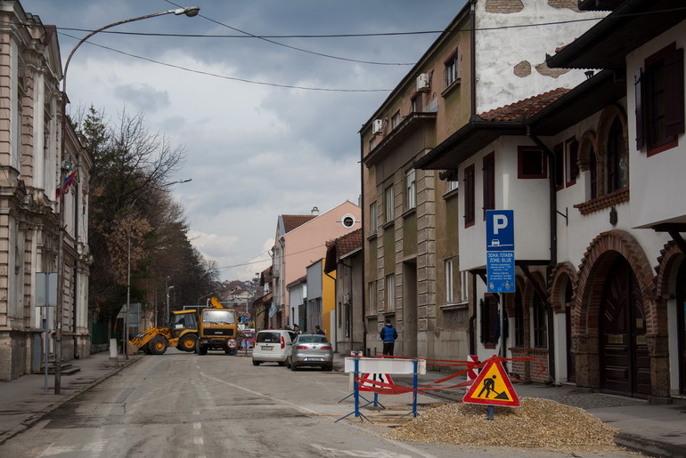 Radovi u Ulici vojvode Mišića (foto: Đorđe Đoković)