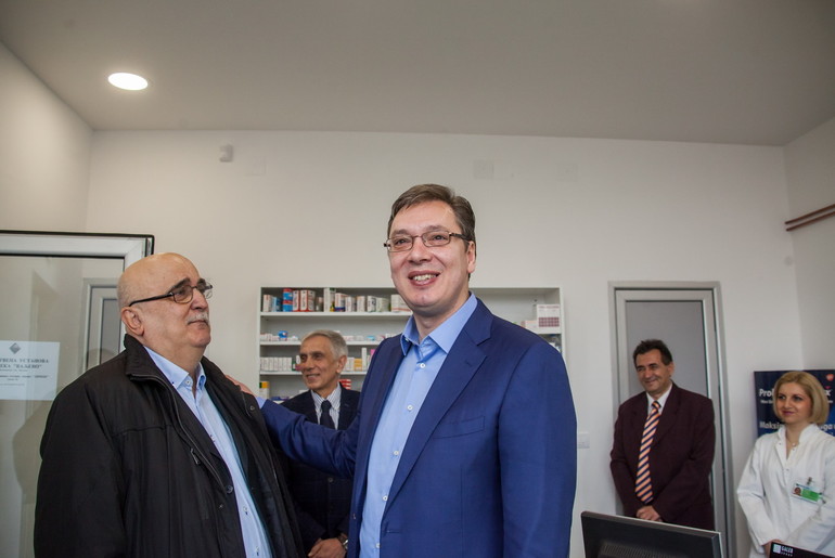 Jokić i Vučić (foto: Đorđe Đoković)