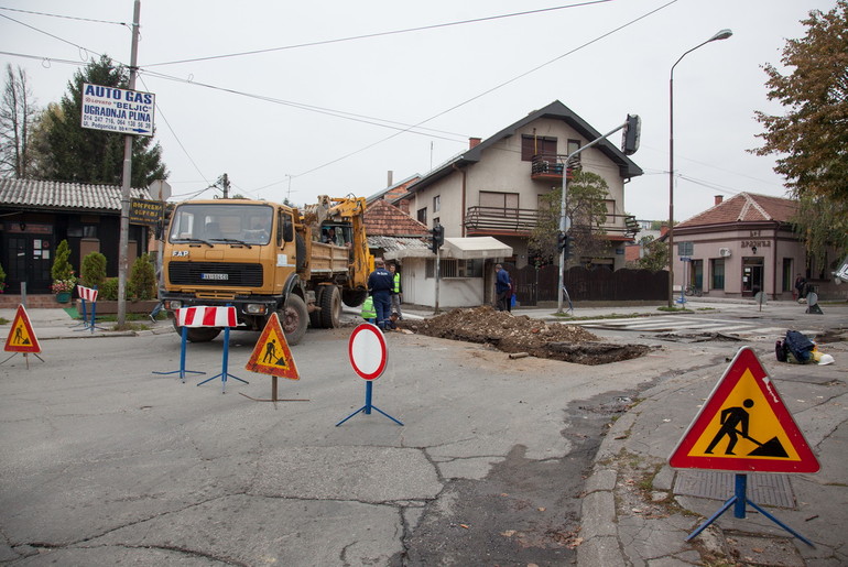 Radovi u Dušanovoj ulici (ilustracija) (foto: Đorđe Đoković)