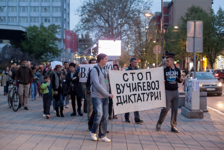 Protest (foto: Đorđe Đoković)