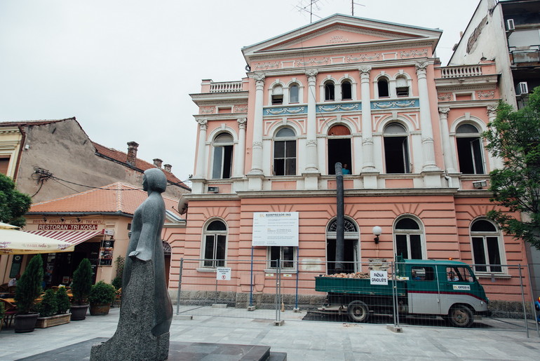 Rekonstrukcija zdanja na Desankinom vencu (2017.) (foto: Đorđe Đoković)