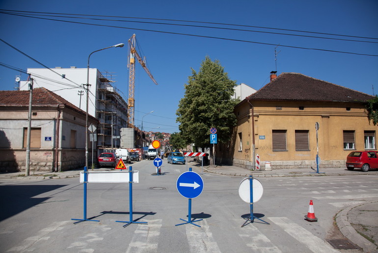 Radovi u Pantićevoj ulici (foto: Đorđe Đoković)