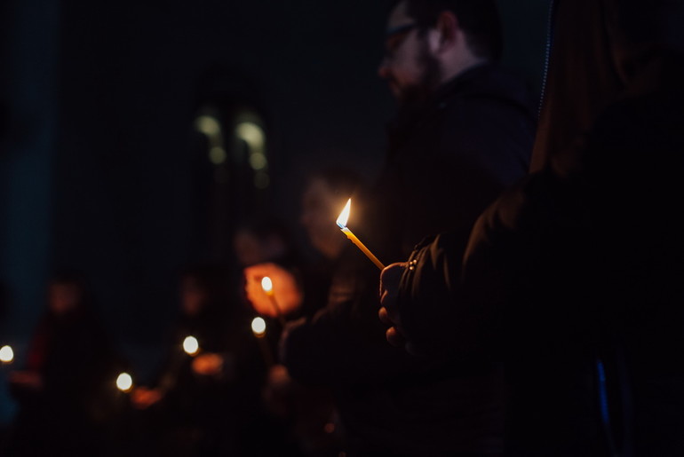 Ssveće za Olivera Ivanovića (foto: Đorđe Đoković)