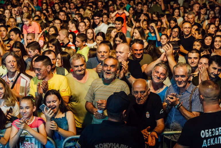 Borci u publici ispred bine (foto: Đorđe Đoković)