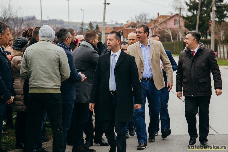 Aleksandar Vučić u Valjevu (foto: Đorđe Đoković)