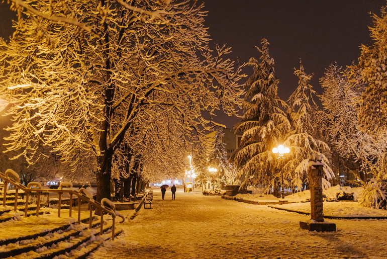 Sneg u Valjevu (foto: Đorđe Đoković)