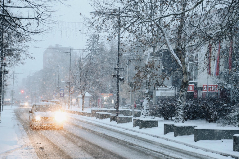 Sneg u Valjevu (foto: Đorđe Đoković)