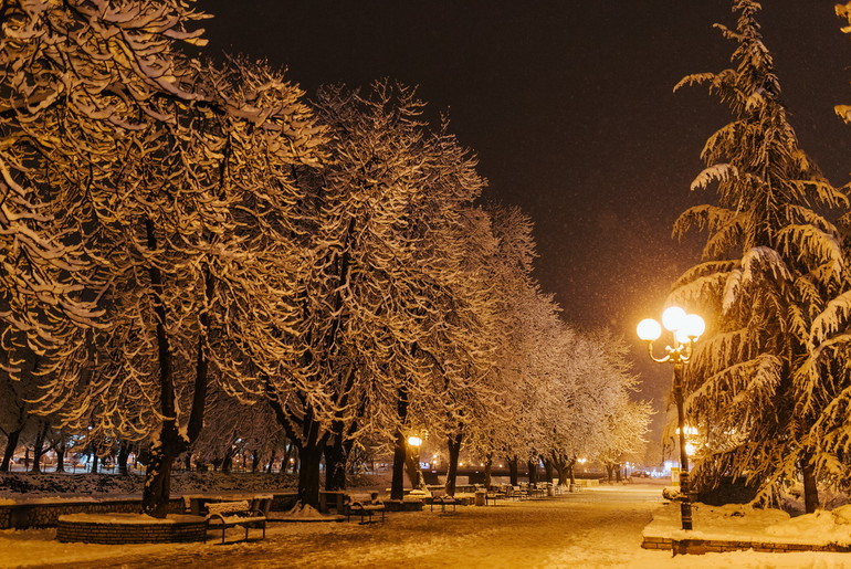 Sneg u Valjevu (foto: Đorđe Đoković)