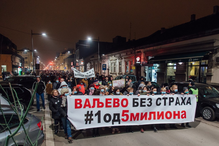 Građanski protest Jedan od pet miliona (foto: Đorđe Đoković)