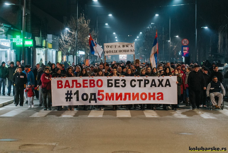 Protestna šetnja 1 od 5 miliona (foto: Đorđe Đoković)