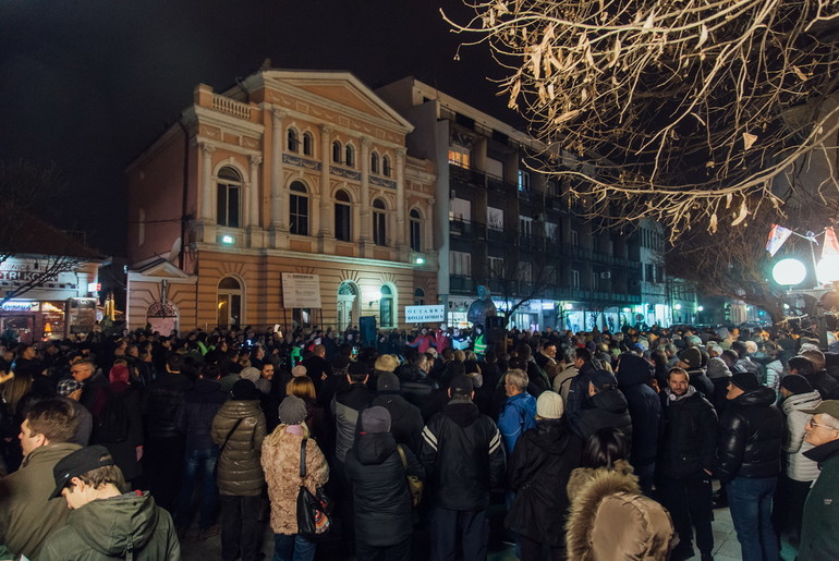 Građanski protest (foto: Đorđe Đoković)