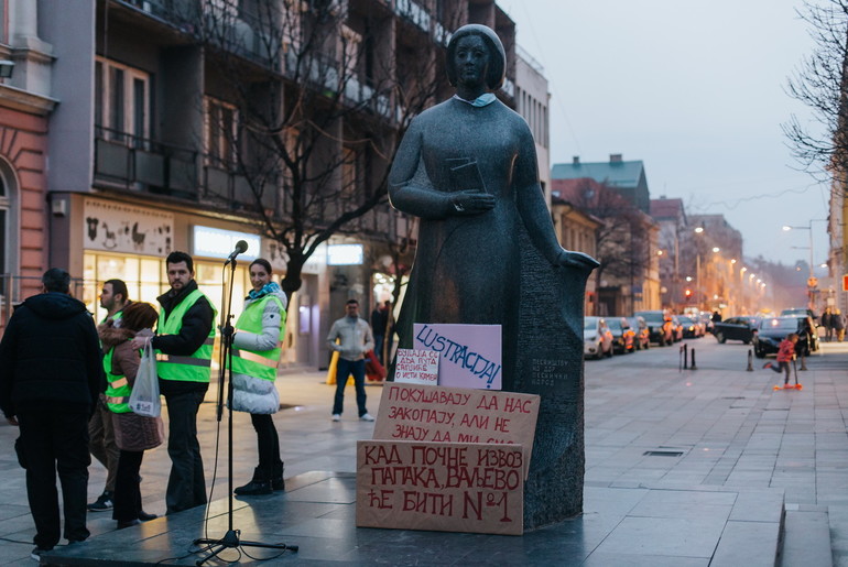 Protest Valjevo bez straha - #1 od 5 miliona  (foto: Đorđe Đoković)