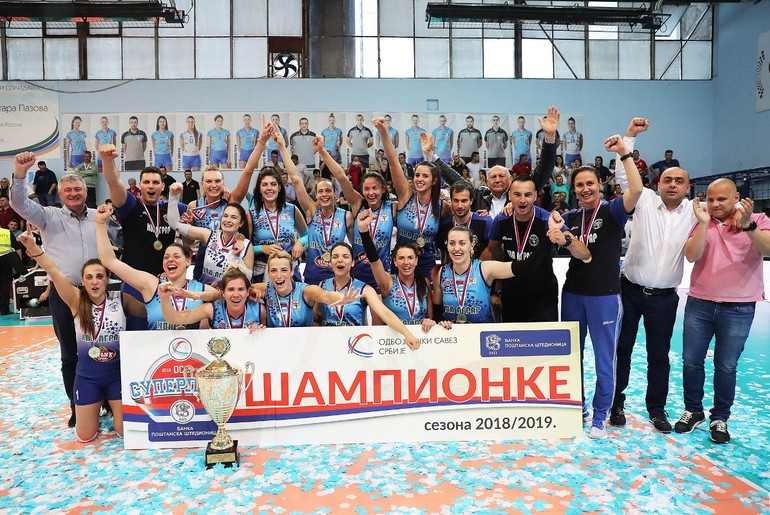 Šampion Odbojkaški klub Železničar (foto: www.ossrb.org )