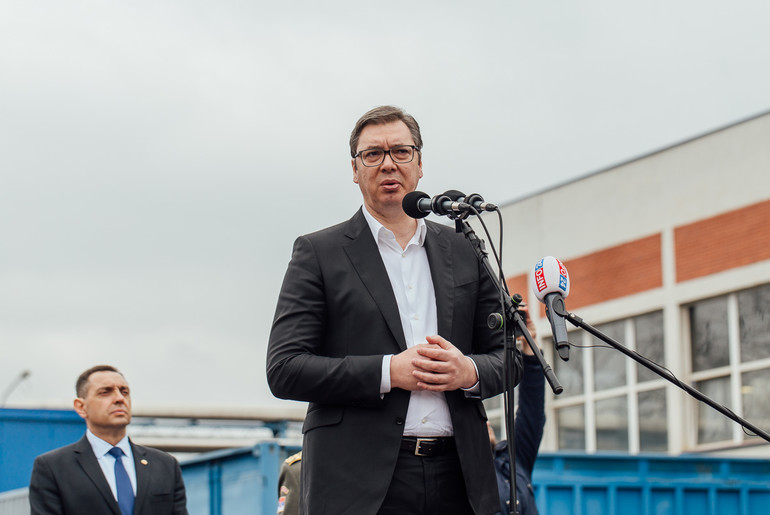 Aleksandar Vučić u Krušiku (foto: Đorđe Đoković)