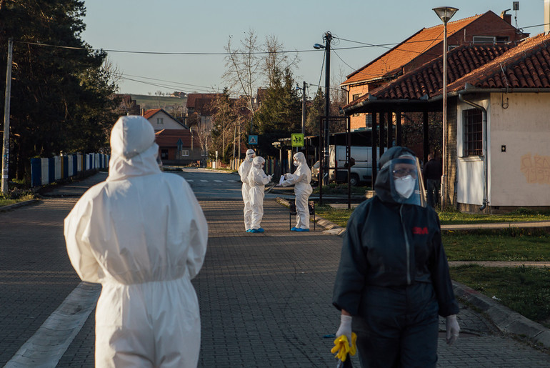 Zdravstveni radnici kovid ambulante (foto: DjordjeDjokovic)