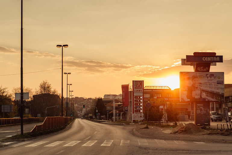 Benzinska stanica u Valjevu (foto: Đorđe Đoković)