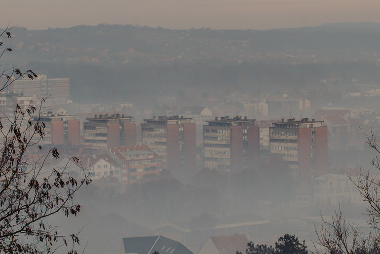 Zagađen vazduh u Valjevu (foto: DjordjeDjokovic)