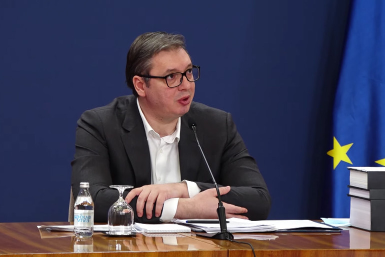 Aleksandar Vučić  (foto: printskrin RTS)