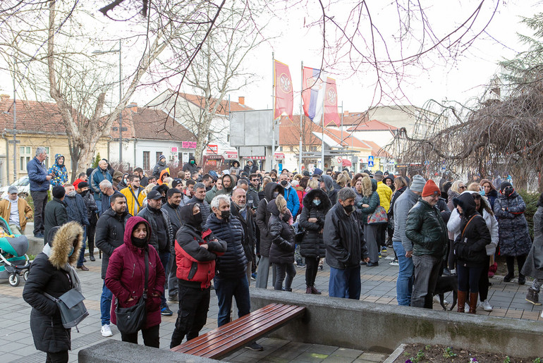 Protest malih privrednika (foto: Đorđe Đoković)