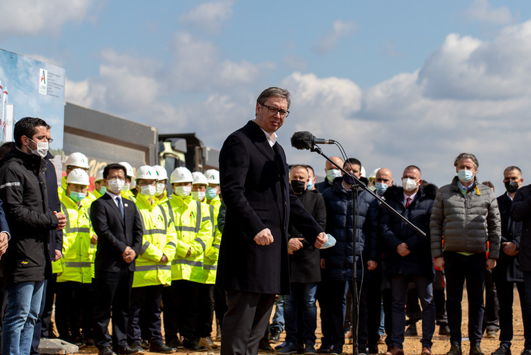 Aleksndar Vučić u Divcima (foto: Đorđe Đoković)