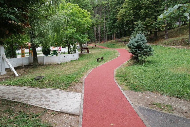 Trim staza u Parku Pećina (foto: Kolubarske.ts)