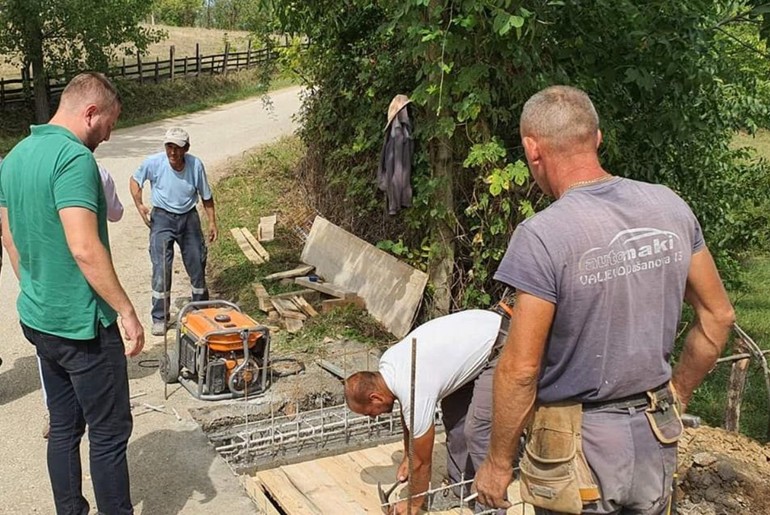 Radovi na izgradnji vodovoda Rajković (foto: www.minica.rs)